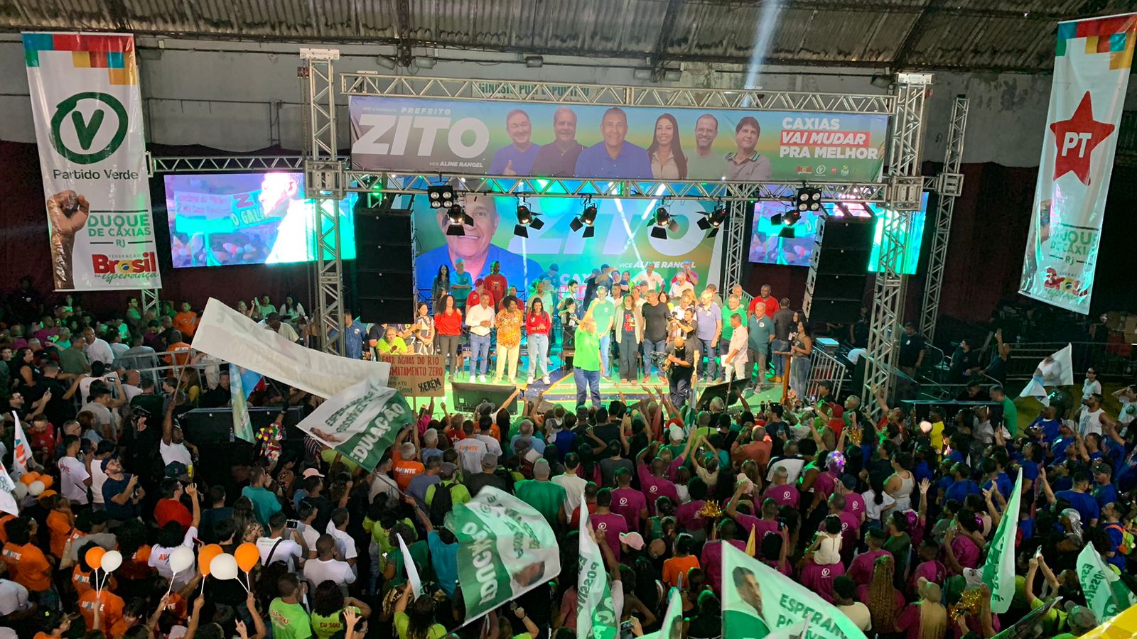 Convenção de Zito é marcada por compromisso de levar metrô e barcas para Duque de Caxias