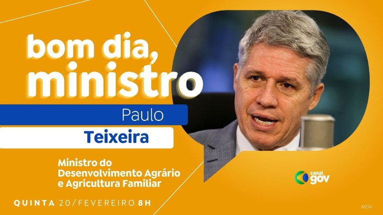 Paulo Teixeira destaca benefícios do Desenrola Rural no “Bom Dia, Ministro”