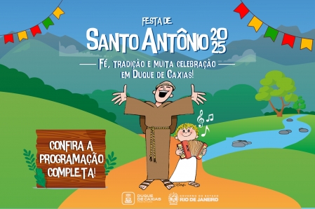 DUQUE DE CAXIAS CELEBRA A TRADICIONAL FESTA DE SANTO ANTÔNIO COM PROGRAMAÇÃO RELIGIOSA E CULTURAL
