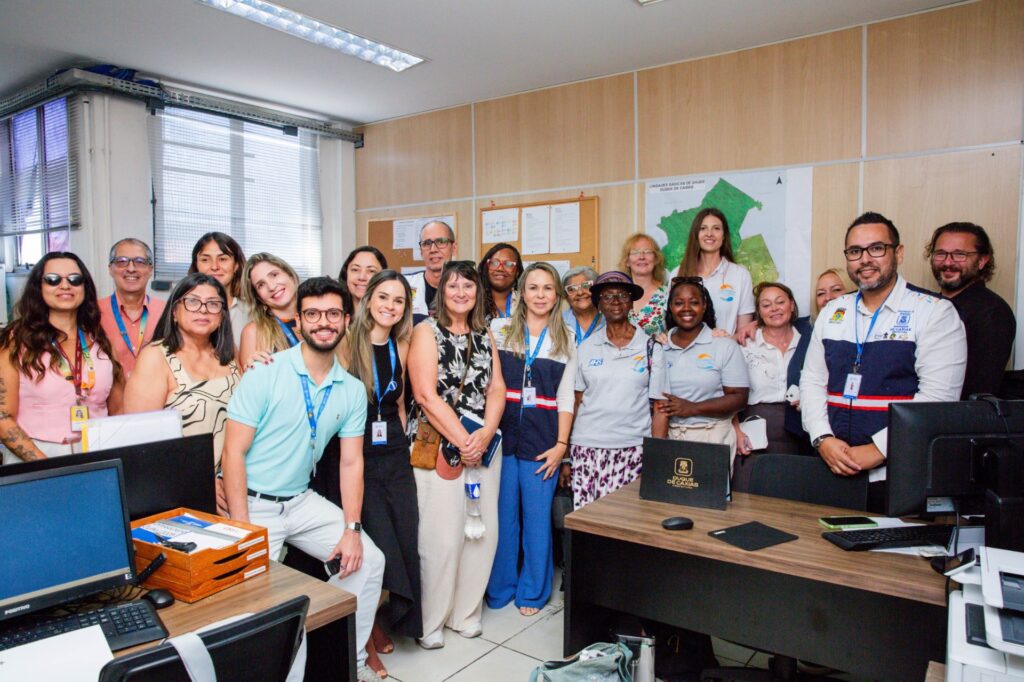 SECRETARIA DE SAÚDE DE DUQUE DE CAXIAS RECEBE REPRESENTANTES DO SISTEMA NACIONAL DE SAÚDE DO REINO UNIDO