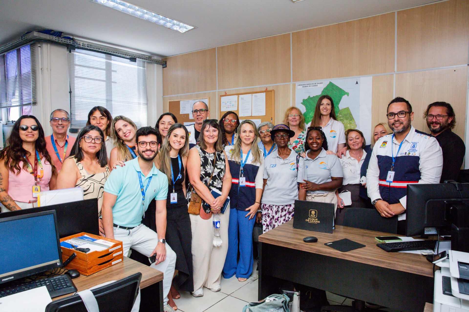 SECRETARIA DE SAÚDE DE DUQUE DE CAXIAS RECEBE REPRESENTANTES DO SISTEMA NACIONAL DE SAÚDE DO REINO UNIDO