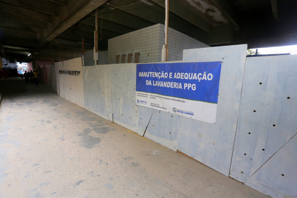 Primeira lavanderia comunitária do Estado entra em fase final de obras no PPG