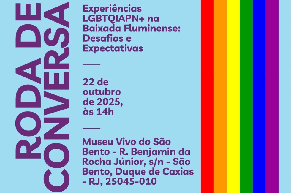 MVSB MUSEU VIVO DO SÃO BENTO PROMOVE RODA DE CONVERSA SOBRE EXPERIÊNCIAS LGBTQIAPN+ NA BAIXADA FLUMINENSE