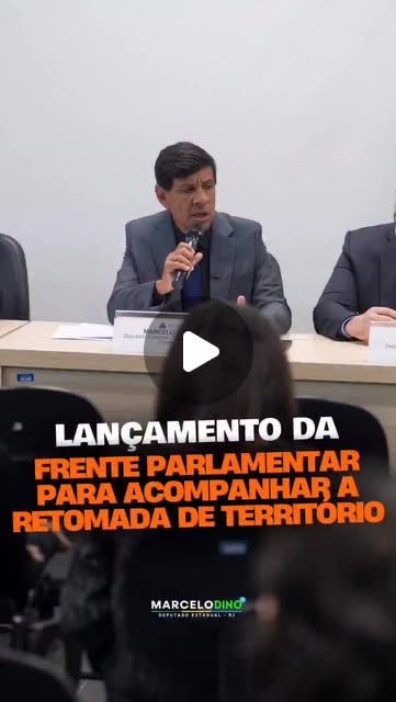 lançamos oficialmente a Frente Parlamentar para acompanhar a retomada de território no Estado do Rio de Janeiro, conforme determinação da ADPF 635.