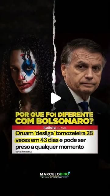 Por que foi diferente com Bolsonaro?Essa é a pergunta que o Brasil inteiro precisa fazer.