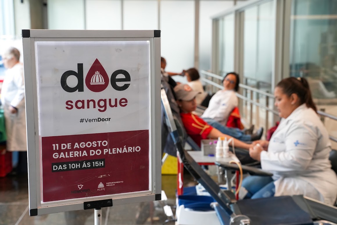 ALERJ E HEMORIO MOBILIZAM DOADORES PARA REFORÇAR ESTOQUES DE SANGUE