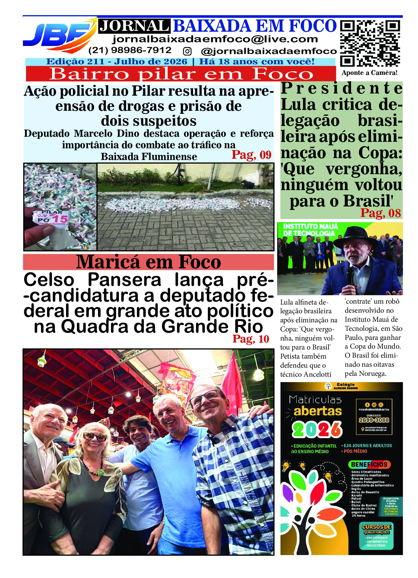 Capa de Julho de 2026