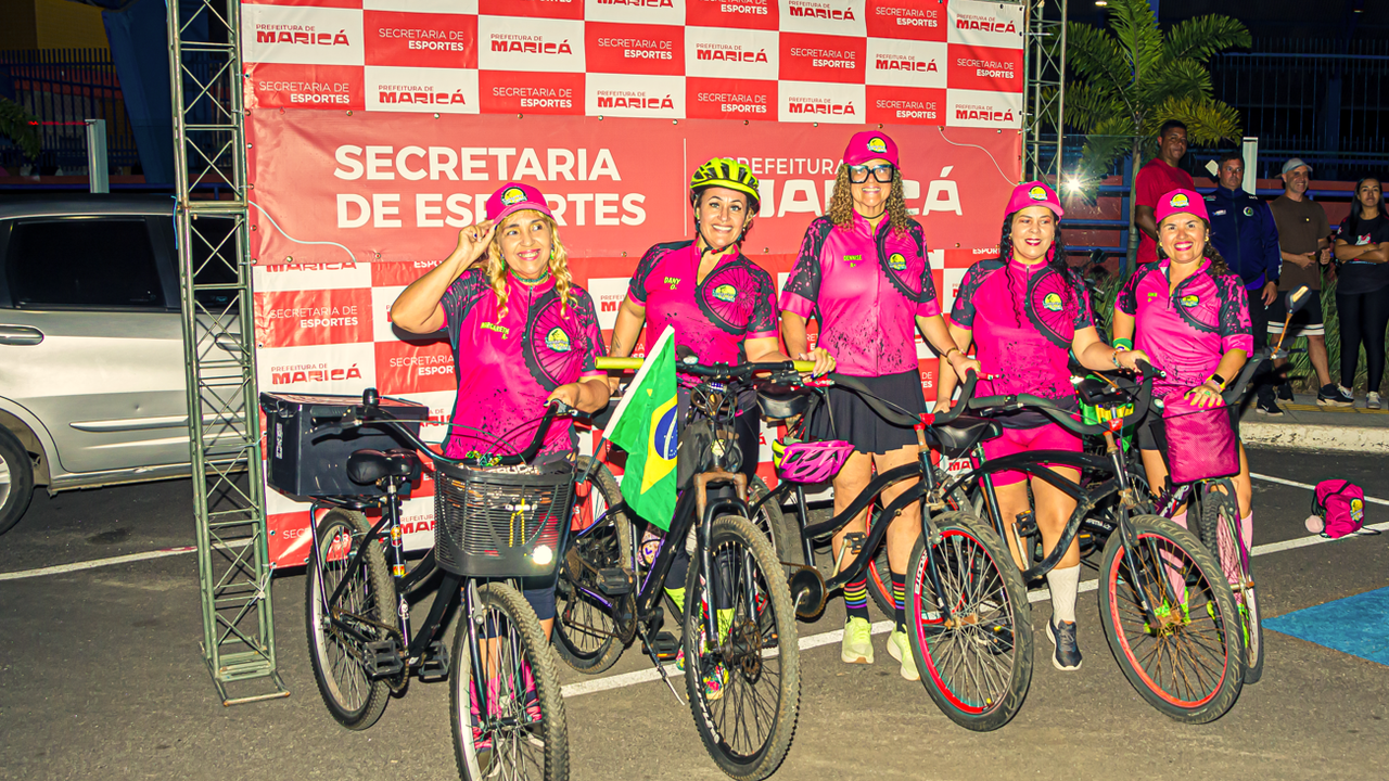 Maricá terá pedalada noturna de conscientização pelo Outubro Rosa no dia 27/10
